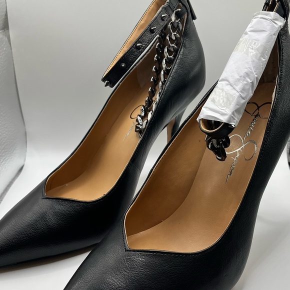 Black Heel w/ Spiked Anklet - Picture 3 of 4